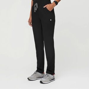 Black Yola™ High Waisted - Skinny Scrub Pants